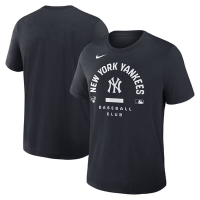 New York Yankees Nike Authentic Collection Early Work Tri-Blend Dri-FIT T-Shirt - Navy